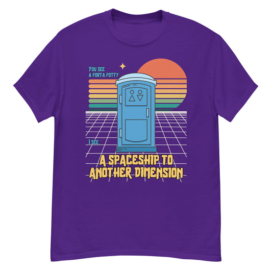 Porta Potty Spaceship Tee