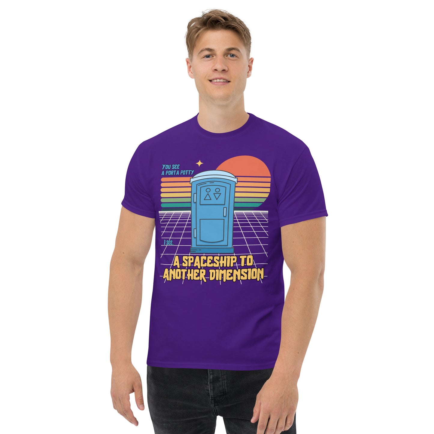 Porta Potty Spaceship Tee