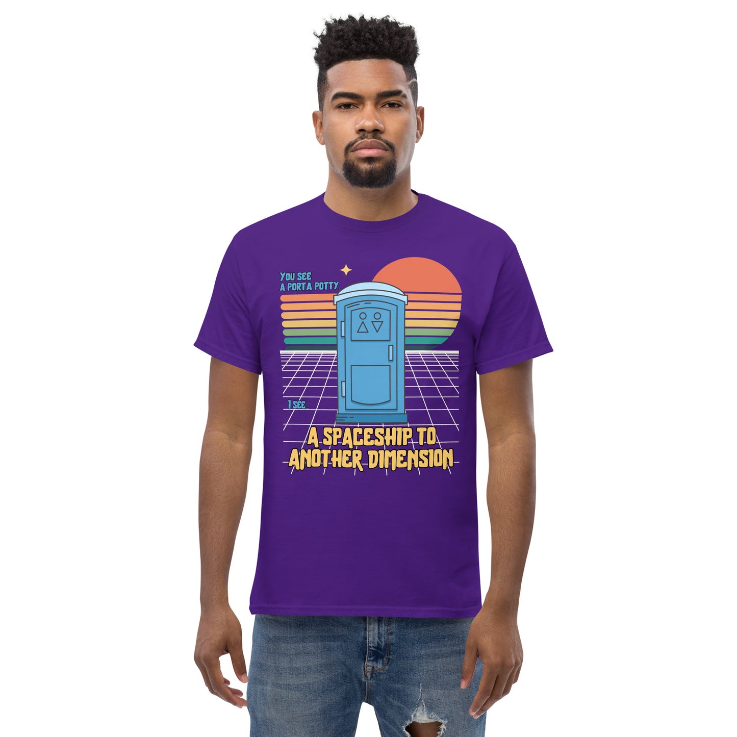 Porta Potty Spaceship Tee